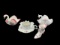 (4) Handpainted Porcelain Items Made in Japan