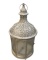 Moroccan Style Metal and Glass Lantern - 10 1/2