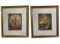 (2) Framed and Triple Matted Prints - 15 1/2” x