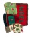 Assorted Christmas Home Items: Tablecloth, Tree