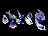 (10) Murano-Style Glass Animals