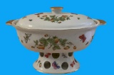 Oven to Table Covered Casserole Dish w/Warmer