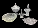 Assorted Glassware: 9