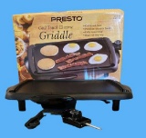 Presto Cool Touch Electric Griddle—NIB