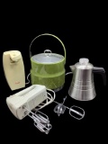 (3) Small Kitchen Appliances & Vintage Ice Bucket