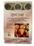 Chicago Metallic 12 Cup Non-Stick Popover Pan—New