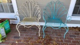 Two Outdoor Metal Chairs