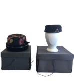 (2) Vintage Ladies Hats with Boxes