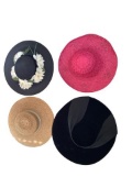 (4) Ladies Hats