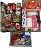 Assorted Ribbon, Wrapping Supplies,etc.