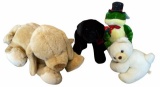 (4) Stuffed Animals