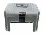 Rubbermaid Stool/Toolbox W/ Assorted Hand Tools