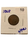 Semi-key 1868 Indian Cent