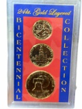 24 Kt Gold Layered Bicentennial Collection--