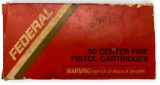 Box of (50) Center Fire Federal 45 Automatic