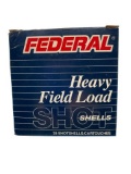 Box of (25) Federal Heavy Feel Load 12 Gauge, 2