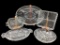 Assorted Glass Divided And Relish Dishes