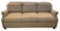 Sofa w/Brass Tacks 83”