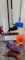 Assorted Cleaning Supplies: Broom, Mop,