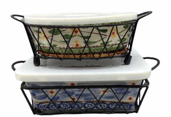 (2) Temptations Casserole Dishes