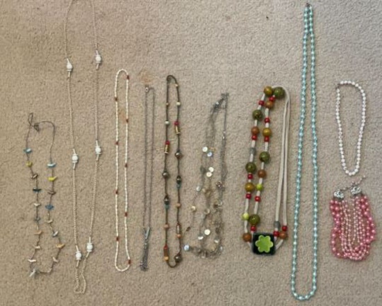 (10) Costume Necklaces
