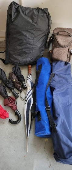Inflatable Mattress, Umbrellas,