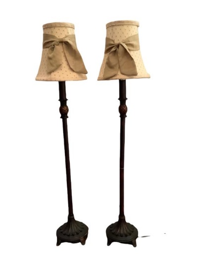 Pair of Buffet Lamps 26.5” Tall