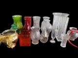 Assorted Glass Vases