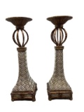 (2) Stratford Home Candle Holders