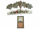 (3) Wooden Wall Hanging Items