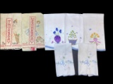 (7) Vintage Embroidered Hand Towels/Tea Towels