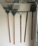 Assorted Long-Handled Garden Tools