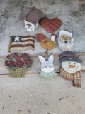 Assorted Resin Seasonal Mailbox Hangers &
