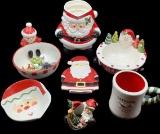 Assorted Christmas Serving Pieces