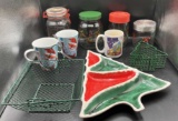 Assorted Christmas Kitchen Items