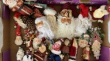 Assorted Santa Ornaments