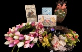Assorted Spring/Easter Door Hangers & Wreaths