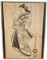 “Courtesan with Poetry Card (Tanzaku) at New