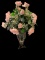 Decorative Faux Flowers in Vase, (4) Ceiling Fan