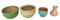 (3) Porcelain Pots and a Vase