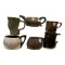 (6) Signed Handmade Pottery Pieces - (5) Mugs &