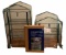 (3) Greenhouses with Covers: (1) 4-Tier (NIB),