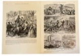 (2) Reprints From Leslie's Illustrated Newspaper--