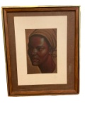 Framed and Matted Lithograph, 21.75” x 25.75” (