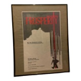Framed Theater Advertisement- “Prosperity” by L