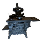Crescent Miniature Antique Iron Stove