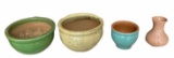 (3) Porcelain Pots and a Vase