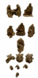 (6) Chinese Miniature Clay Figures, etc.