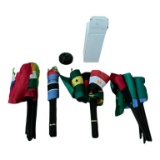 Assorted Country Flags and Flag Holders