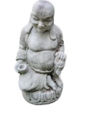 Concrete Buddha Garden Statue –23” High